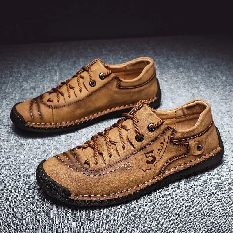 [COMPRE 1 LEVE 2] Mocassim Ortopédico Italiano de Couro Legitimo